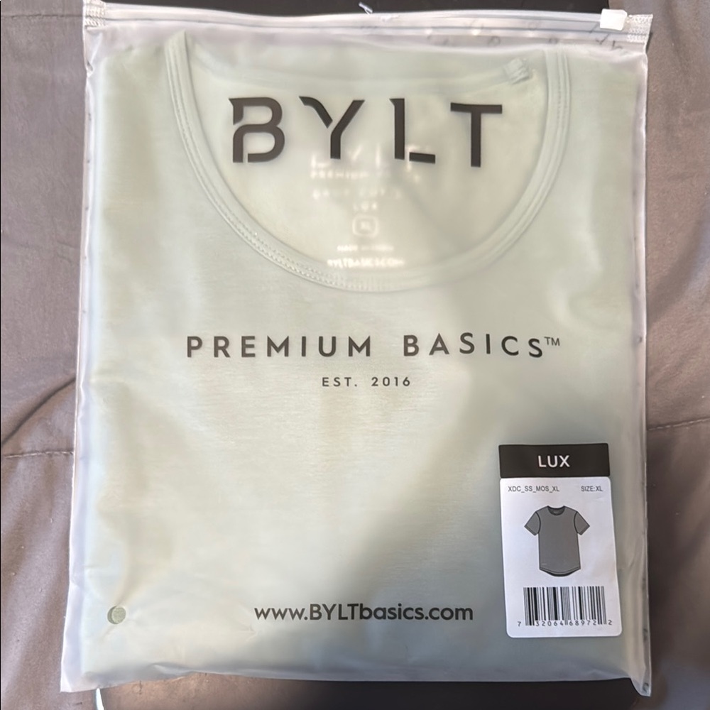 BYLT Basics Lux Short Sleeve Tee - Light Green